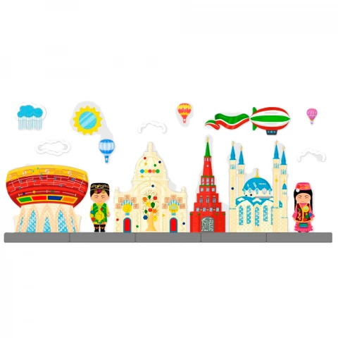 Декоративно-развивающая панель <Моя Казань>