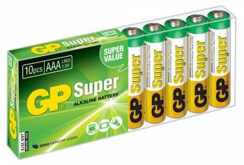 Батарея GP <Super Alkaline> ААА/LR03 (10 шт/уп) (GP 24A-B10) уп