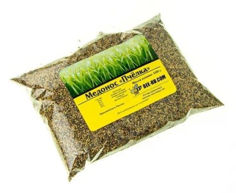 500 гр. Смесь медоносов ПЧЕЛКА - семена (2 комплекта) 