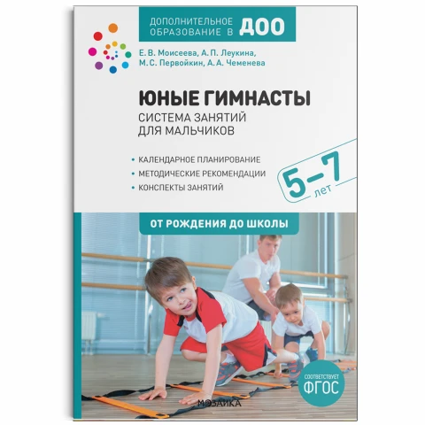Методическое пособие "Юные гимнасты. Система занятий для мальчиков 5-7 лет. ФГОС"