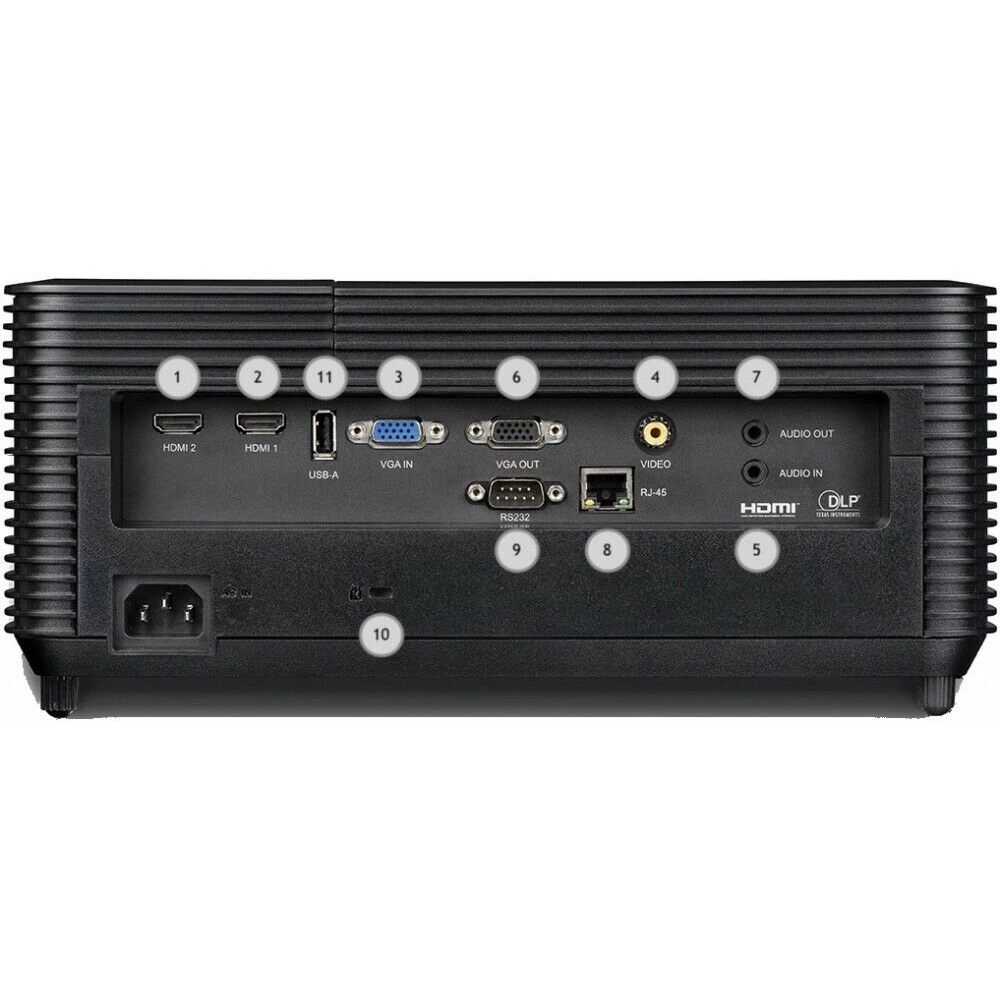 Проектор INFOCUS <IN2139WU>, DLP, 1920x1080, 4500Лм, 28500:1, 5500/15000 ч, VGA/HDMI/S-Video